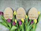 Mobile Preview: Osterei "Frohe Ostern" im 3er Set