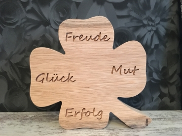 Preview: Kleeblatt groß, Freude-Glück-Mut-Erfolg