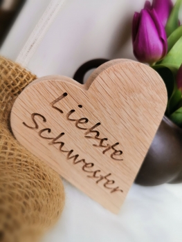 Preview: Herz Liebste Schwester