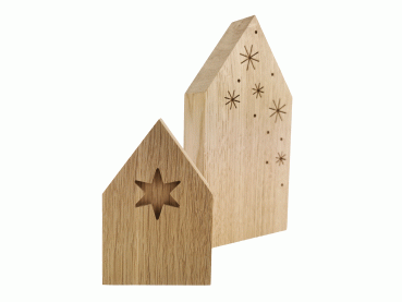 Preview: Häuser "Winterwunder" 2er Set