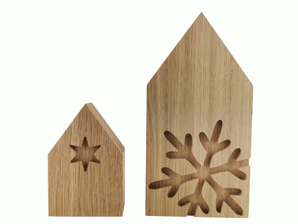 Häuser "Winterwunder" 2er Set