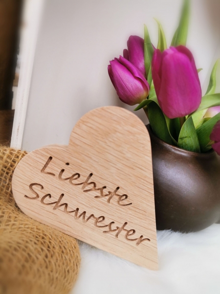 Herz Liebste Schwester