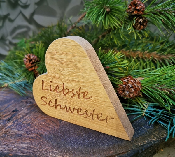 Herz Liebste Schwester