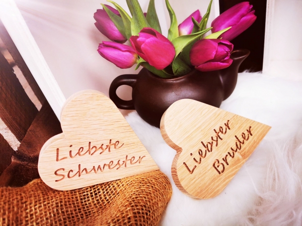 Herz Liebster Bruder